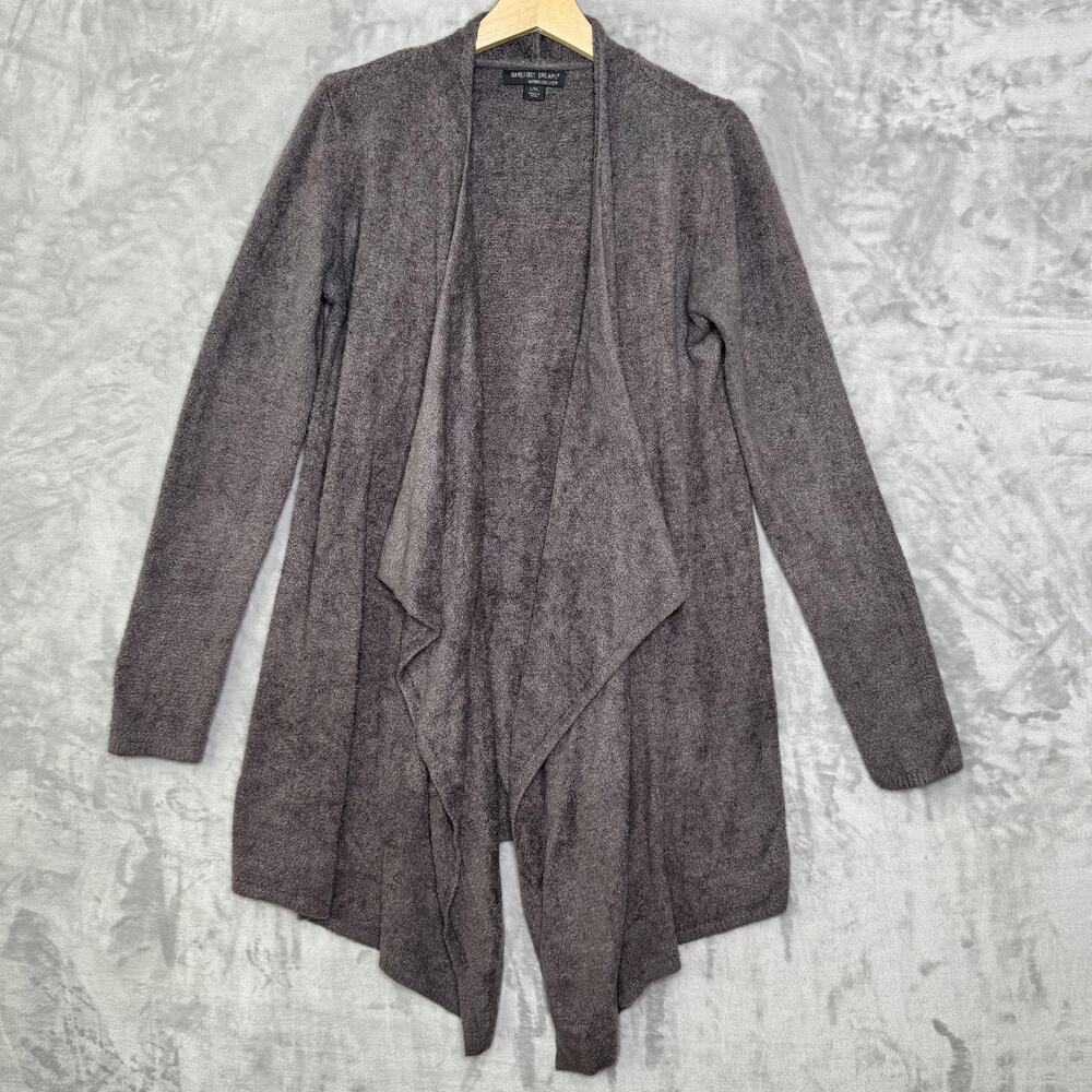 Barefoot Dreams Cardigan Womens L XL Bamboo Chic Lite Open Front Sweater Knit